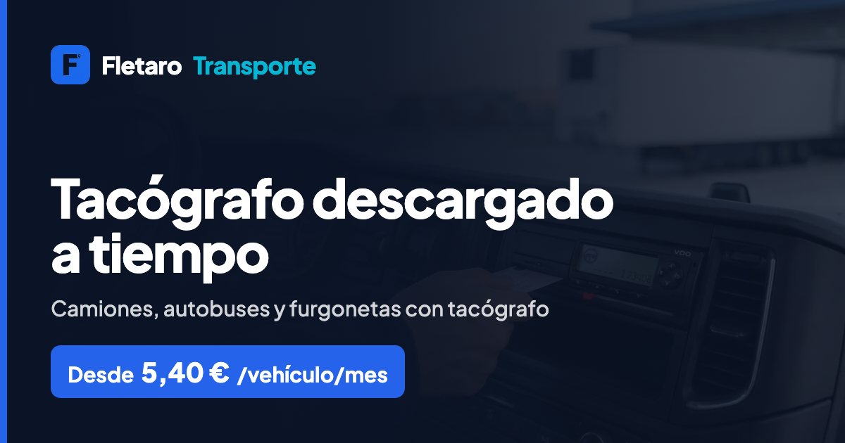 Tacógrafo y GPS para Camiones, Autobuses y Furgonetas | Fletaro